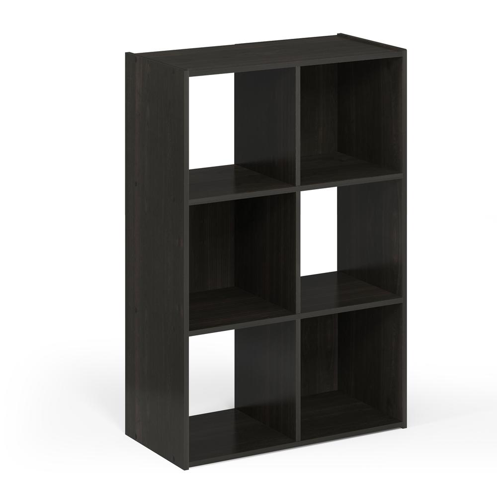 Pelli Cubic Storage Cabinet, 3x2, Espresso, 18053EX. Picture 1