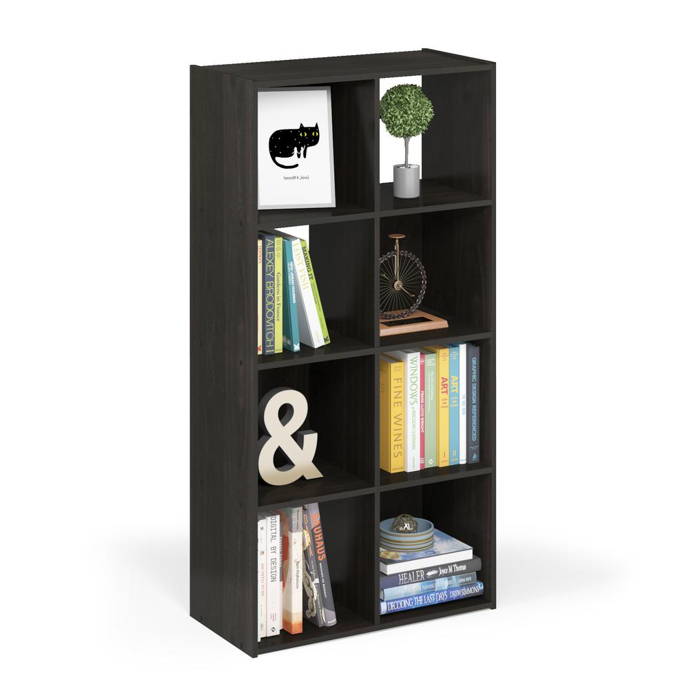Pelli Cubic Storage Cabinet, 4x2, Espresso, 18054EX. Picture 4