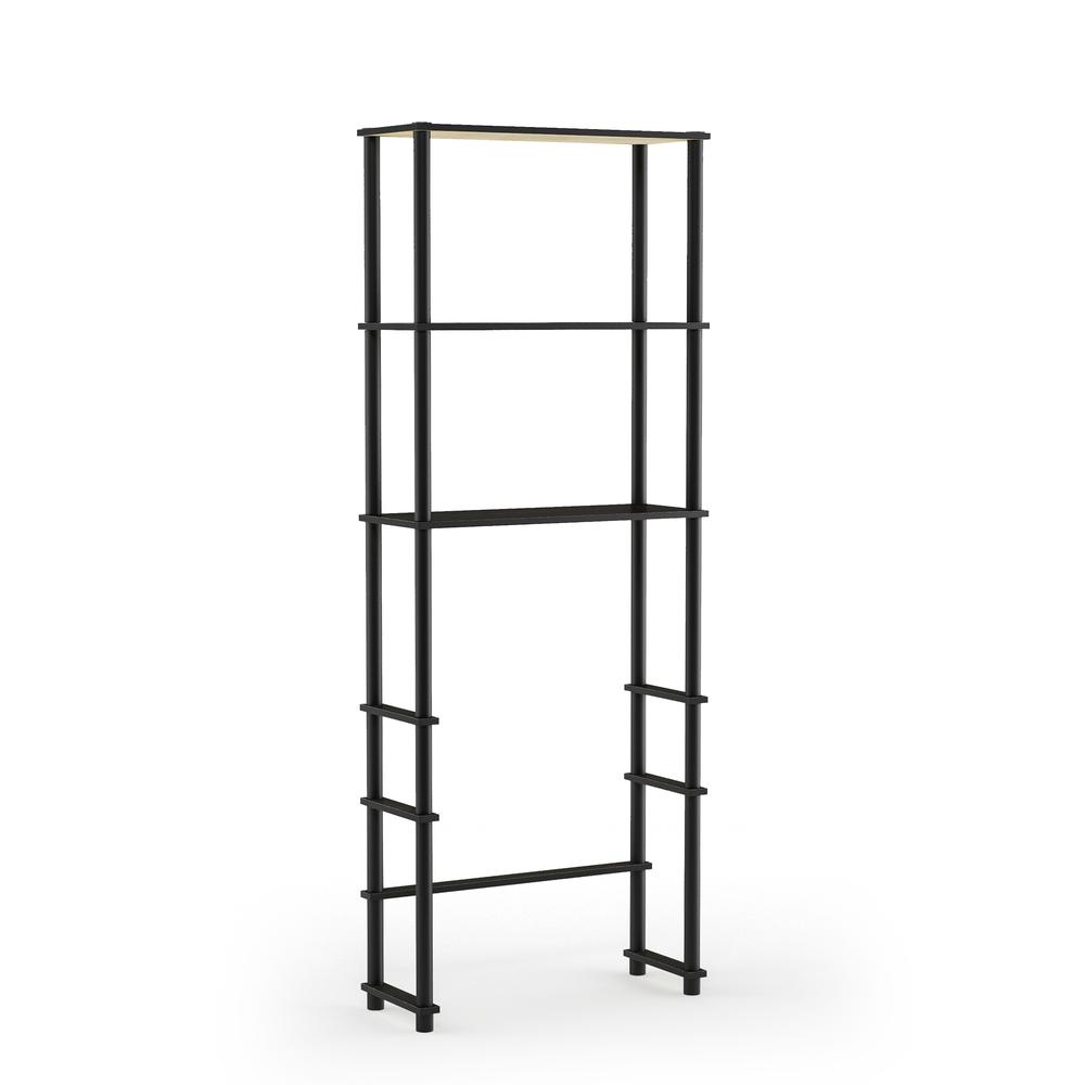 Turn-N-Tube Toilet Space Saver with 3 Shelves, Espresso/Black, 99763EX/BK. Picture 1