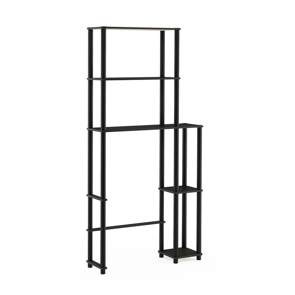 Turn-N-Tube Toilet Space Saver with 5 Shelves, Espresso/Black, 17050EX/BK. Picture 1