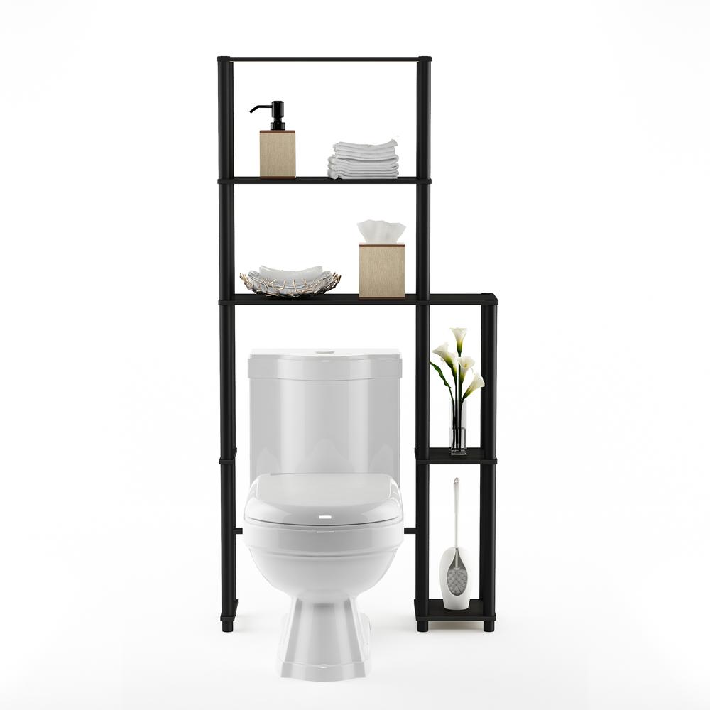 Turn-N-Tube Toilet Space Saver with 5 Shelves, Espresso/Black, 17050EX/BK. Picture 5