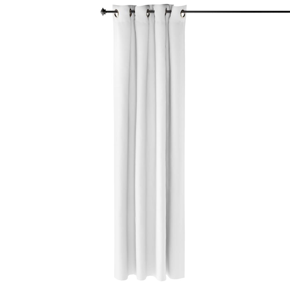 Furinno Collins Blackout Curtain 52x84 in. 2 Panels, White. Picture 1