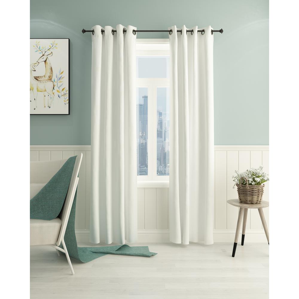 Furinno Collins Blackout Curtain 52x95 in. 1 Panel, White. Picture 5