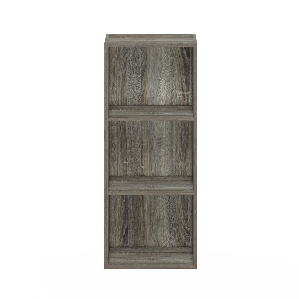 Furinno Luder 3-Tier Open Shelf Bookcase, French Oak. Picture 4