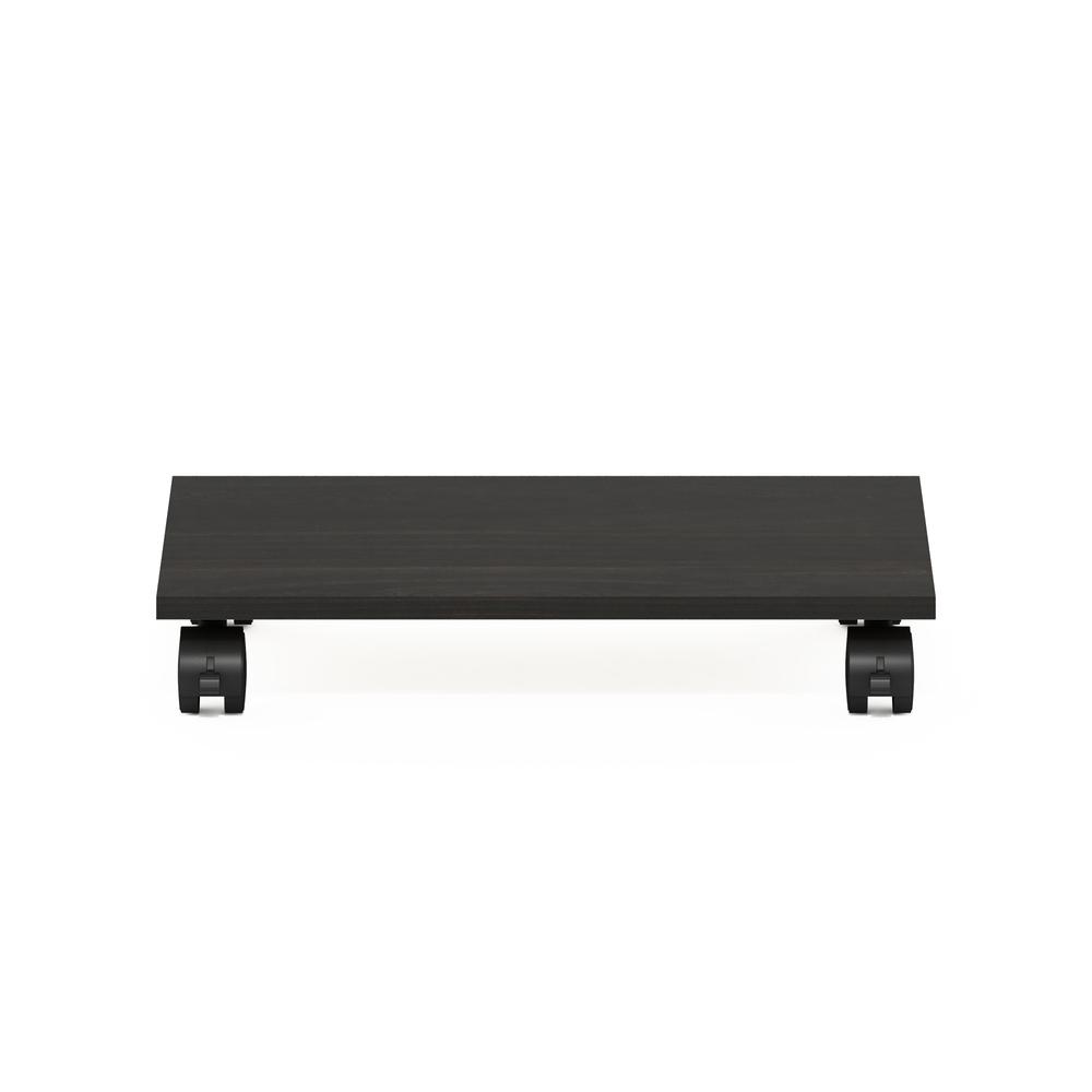 Furinno Econ Home Office Under Desk CPU/Printer Holder with Wheels, Espresso. Picture 3