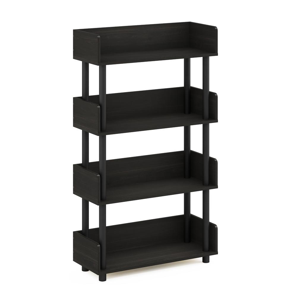Furinno Turn-N-Tube 4-Tier Toolless Freestanding Multipurposes Display Rack. Picture 1