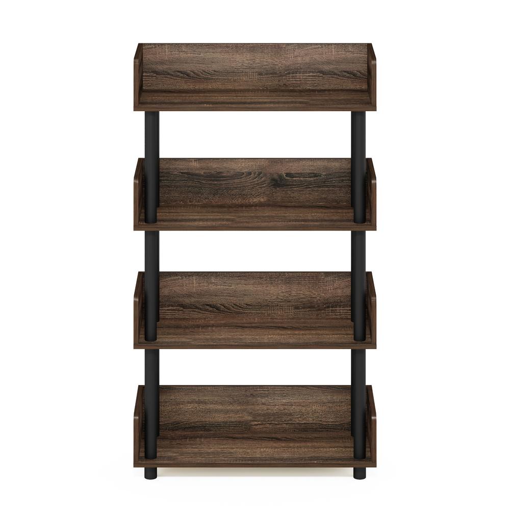 Furinno Turn-N-Tube 4-Tier Toolless Freestanding Multipurposes Display Rack. Picture 3