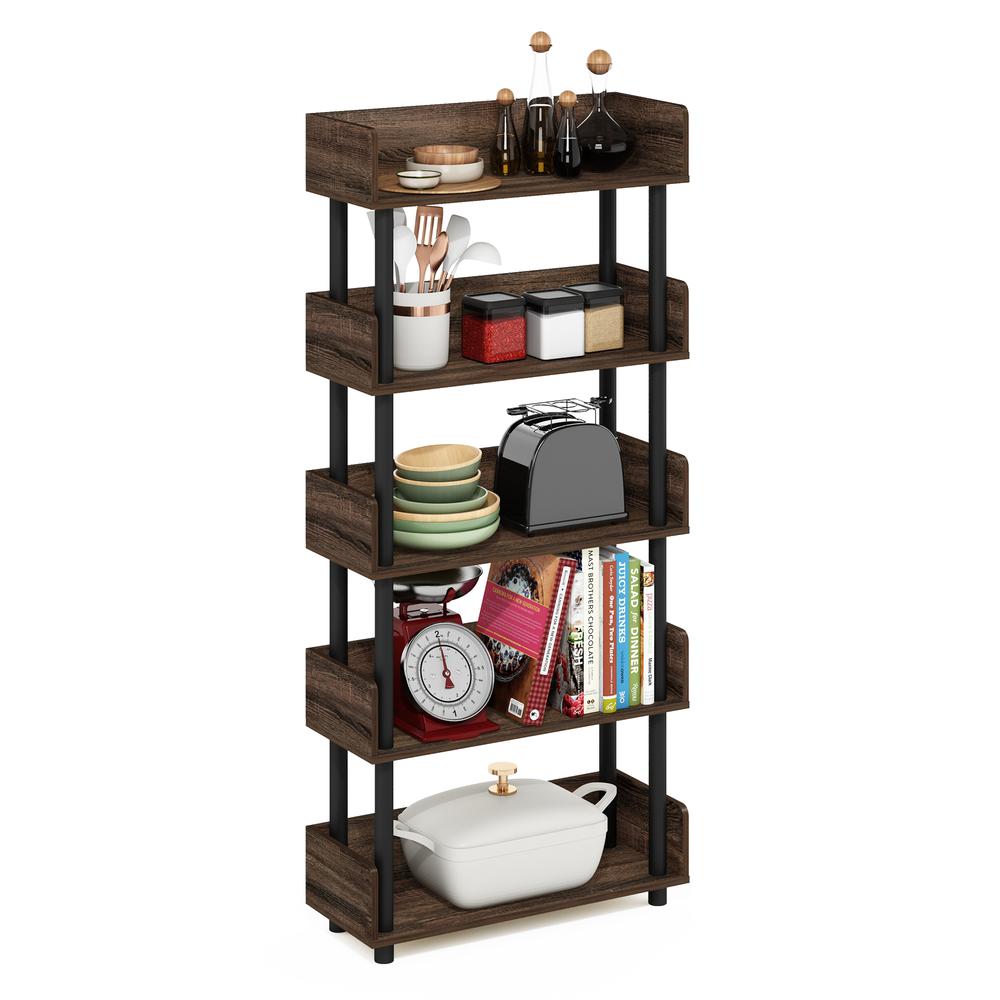 Furinno Turn-N-Tube 5-Tier Toolless Freestanding Multipurposes Display Rack. Picture 4