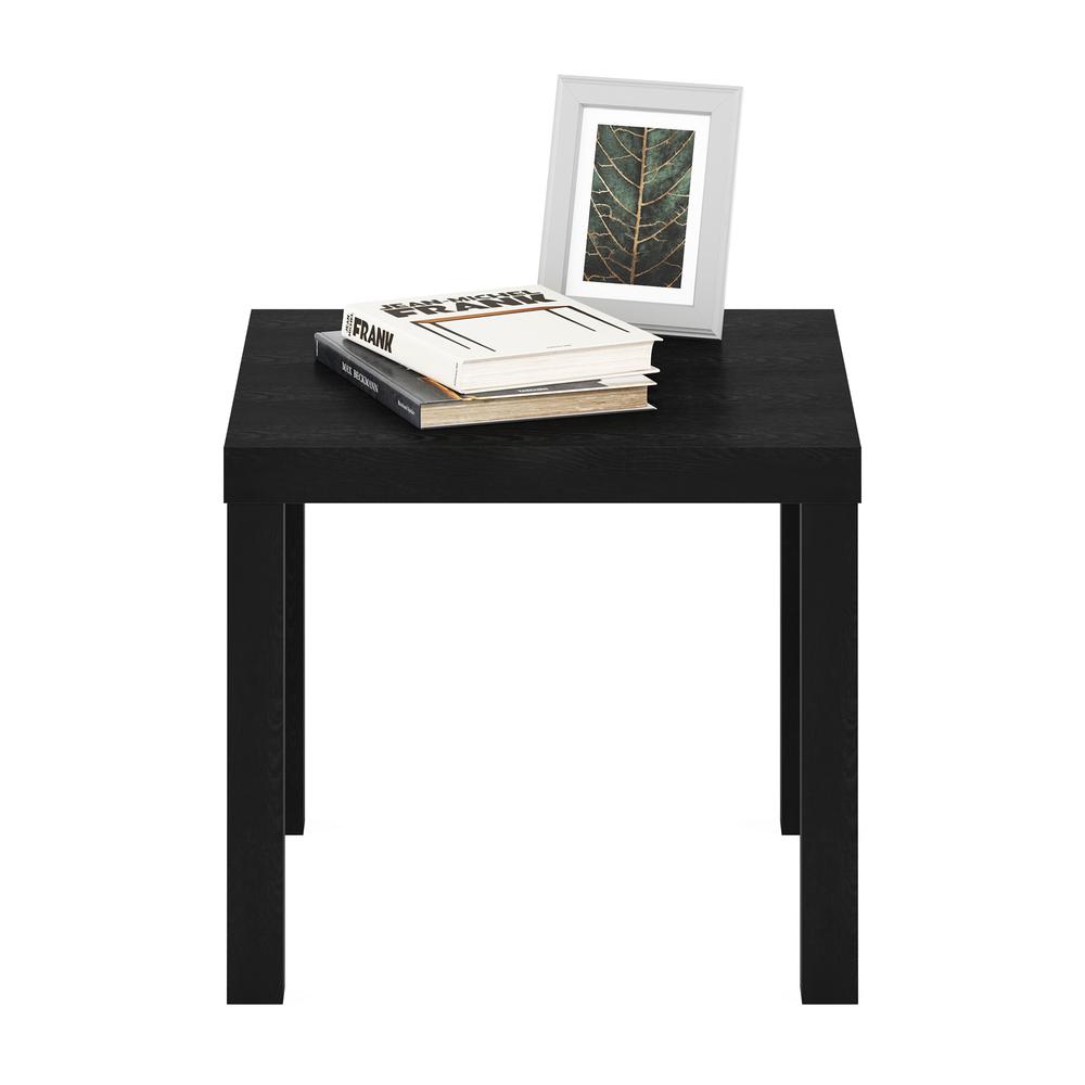 Furinno Classic Homey Square Side Table, Black. Picture 4