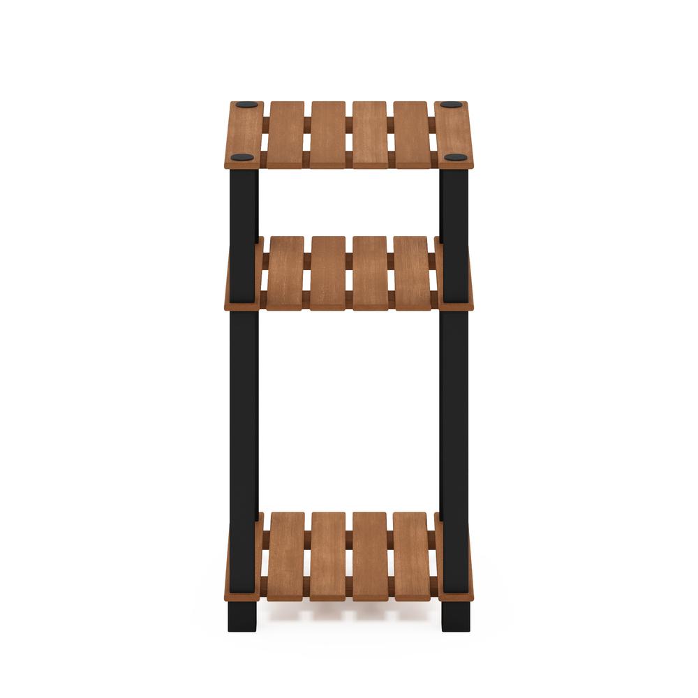 Pangkor 3-Tier Turn-N-Tube Indoor Outdoor Plant Shelf Wood Side Table. Picture 2