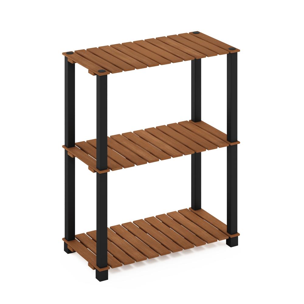 Pangkor 3-Tier Turn-N-Tube Indoor Outdoor Plant Shelf Wood Stand. Picture 1