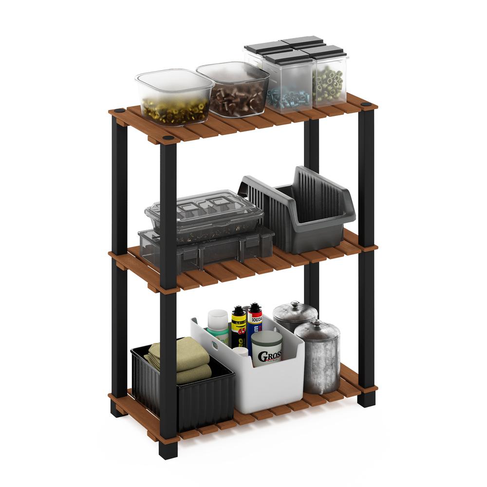 Pangkor 3-Tier Turn-N-Tube Indoor Outdoor Plant Shelf Wood Stand. Picture 3
