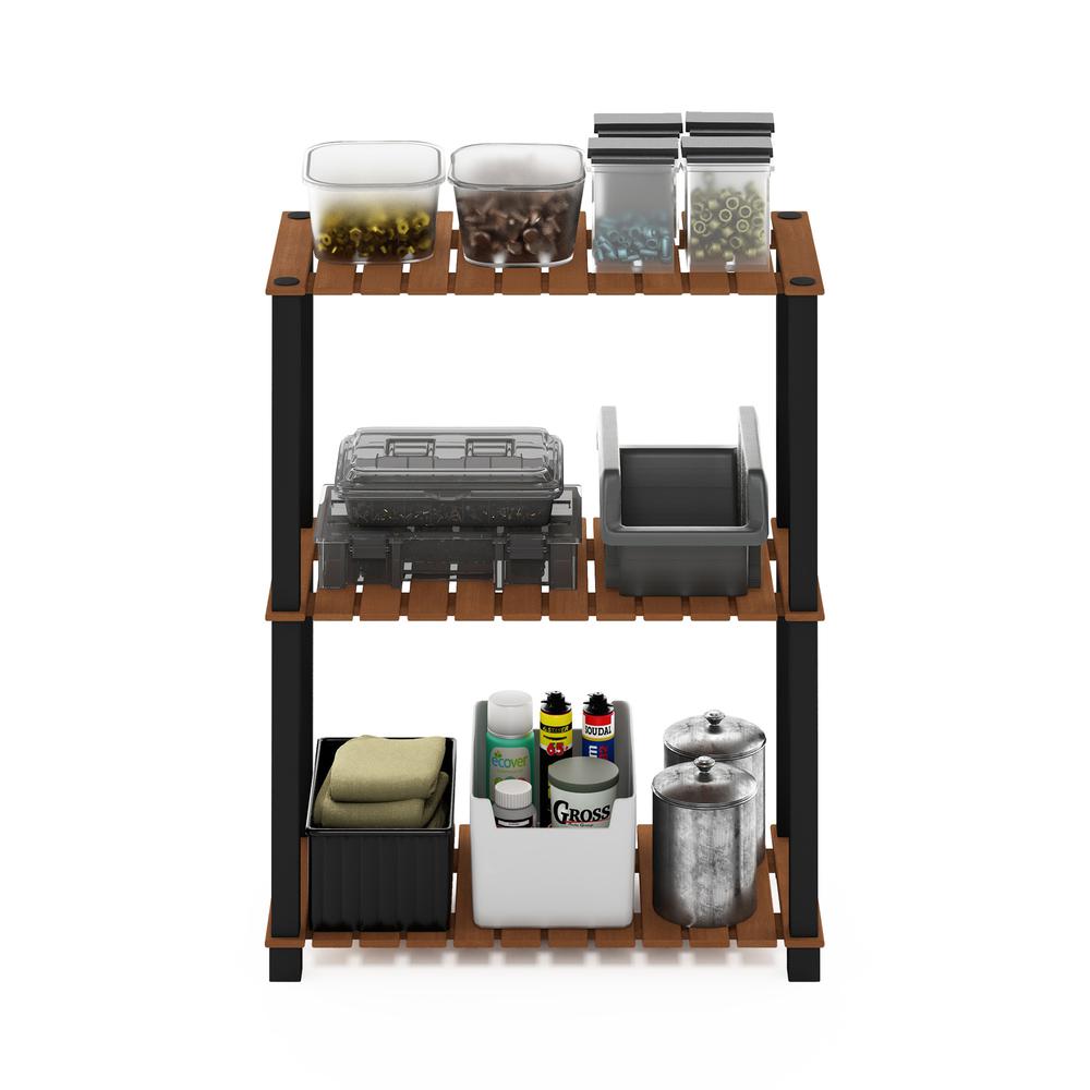 Pangkor 3-Tier Turn-N-Tube Indoor Outdoor Plant Shelf Wood Stand. Picture 4