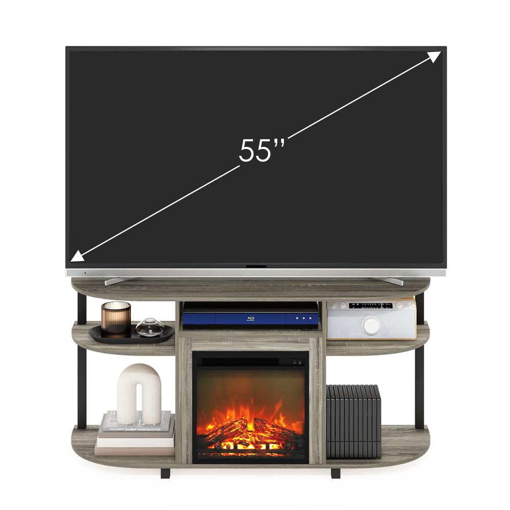 Entertainment Center Stand with Fireplace for TV up to 55 Inch. Picture 4