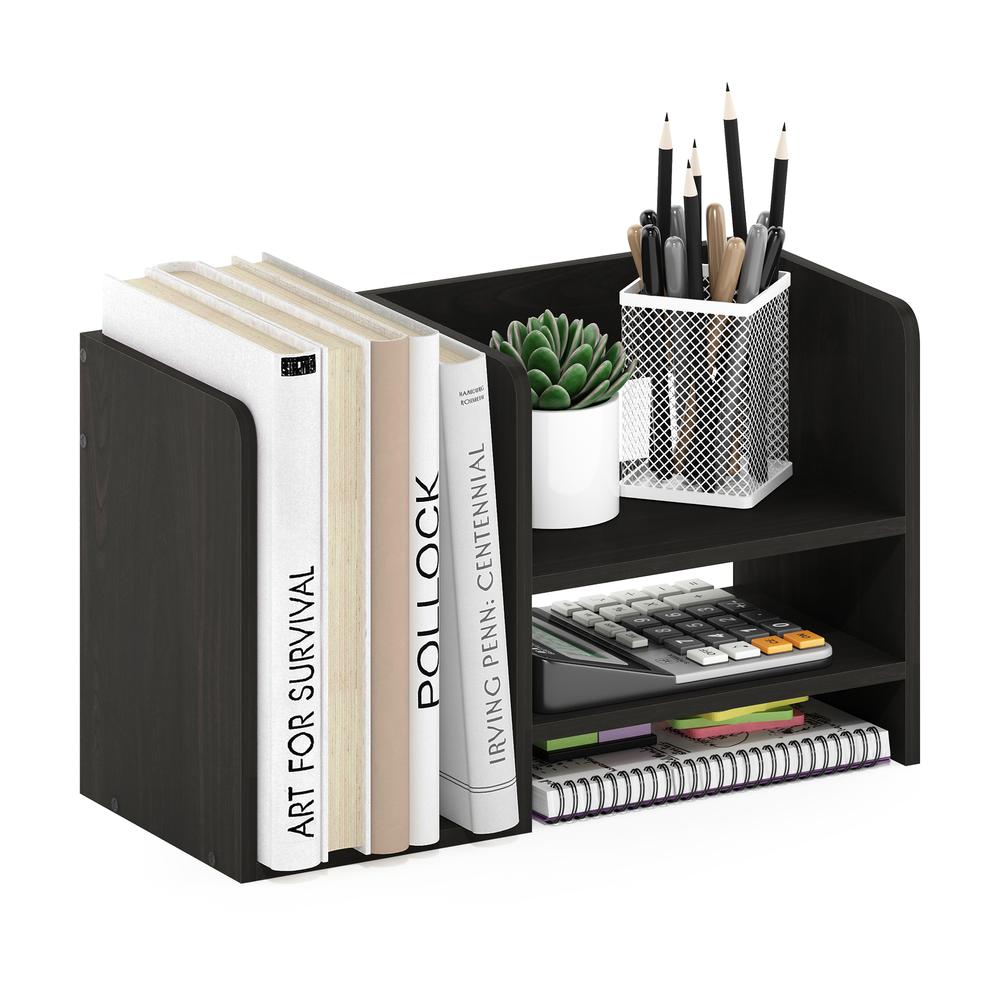 Wood Desktop Book and Home Office Supplies Storage Organizer,. Picture 4