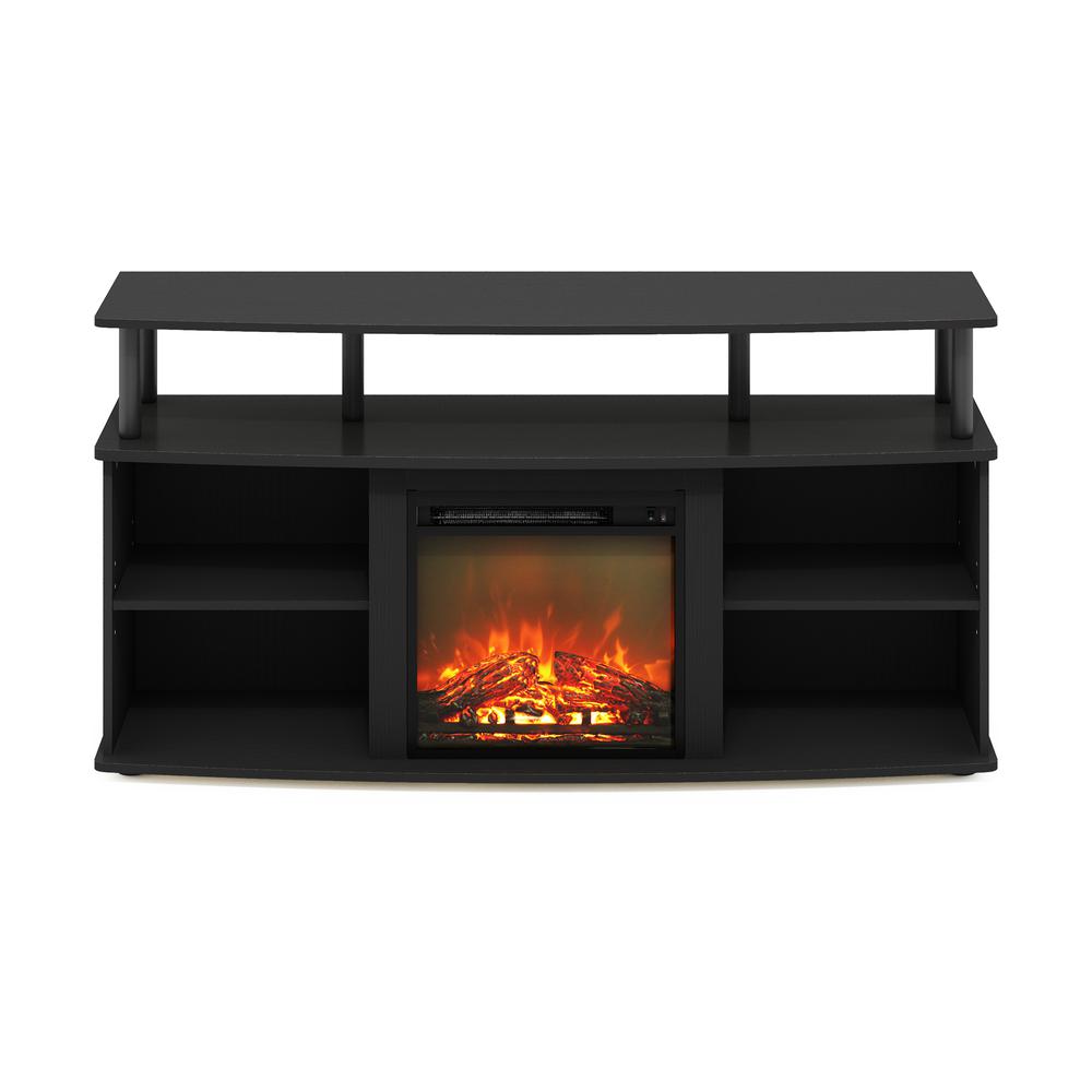 Open Shelving Storage Fireplace Entertainment Center for TV up to 55 Inch. Picture 2