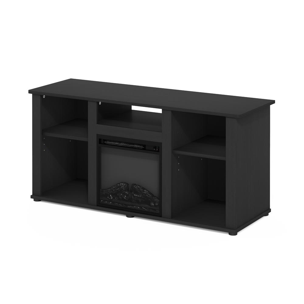 Fireplace TV Entertainment Center with Open Storage Compartment for TV up to 55". Picture 3