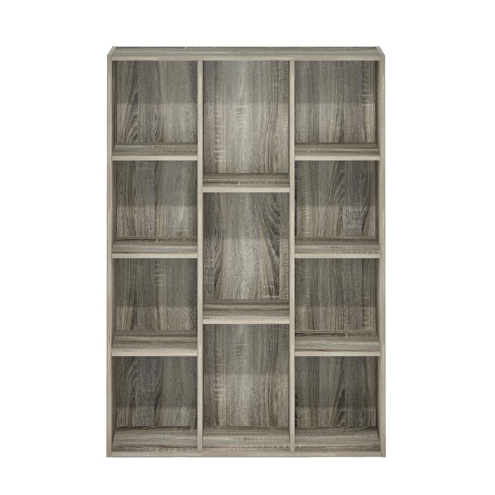 Luder 11-Cube Reversible Open Shelf Bookcase, French Oak. Picture 3
