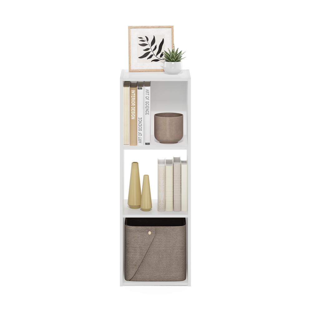 Cubic Storage Cabinet, 3x1, White. Picture 4
