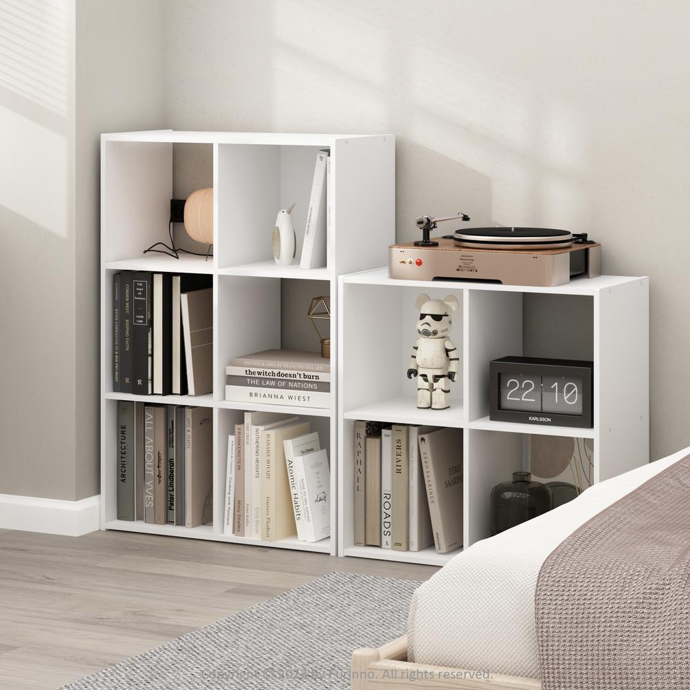 Cubic Storage Cabinet, 2x2, White. Picture 6
