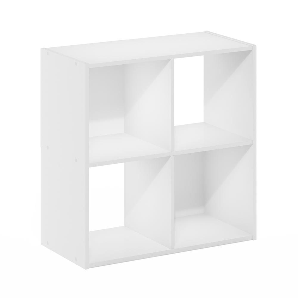Cubic Storage Cabinet, 2x2, White. Picture 1