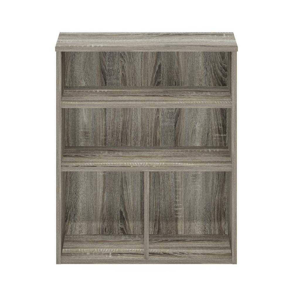 Pasir 3 Tier Display Bookcase, French Oak. Picture 3