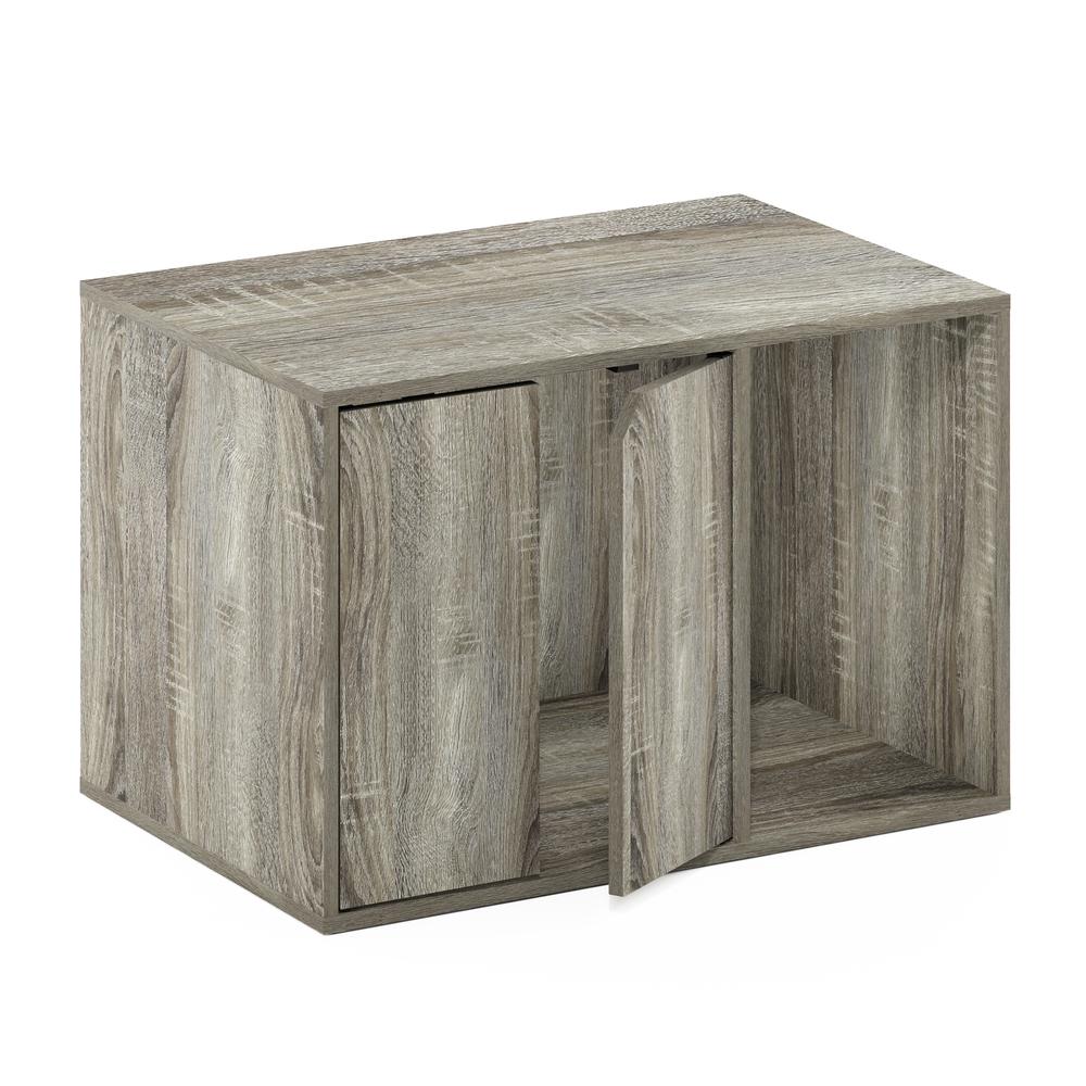 Peli Small Litter Box Enclosure, French Oak Grey. Picture 1