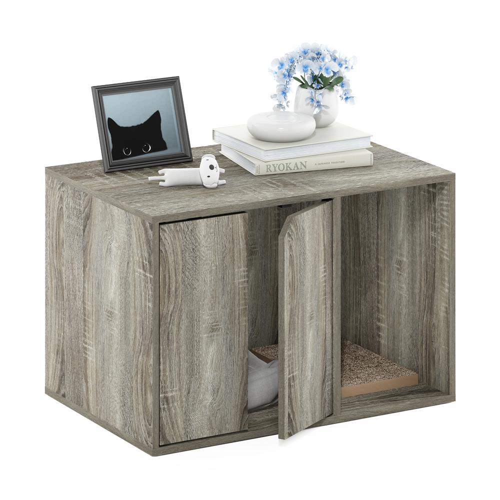 Peli Small Litter Box Enclosure, French Oak Grey. Picture 4