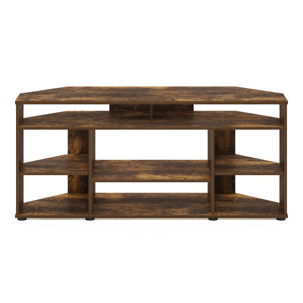 Jensen Corner TV Stand TV up to 55 Inches, Amber Pine. Picture 2