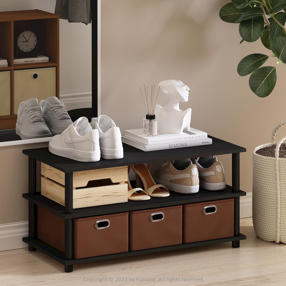 Turn-N-Tube Multipurpose Compact Open Storage Shoe Rack, Shoe Shelf Organizer. Picture 8