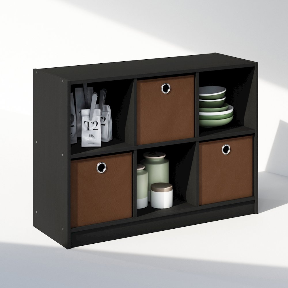 Cubic Multipurpose Clothing & Closet Storage Organizer Shelf with Bin Drawers. Picture 4