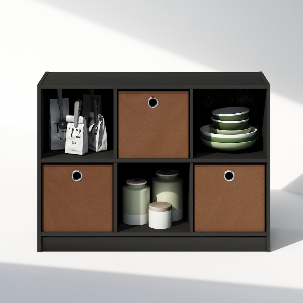 Cubic Multipurpose Clothing & Closet Storage Organizer Shelf with Bin Drawers. Picture 5
