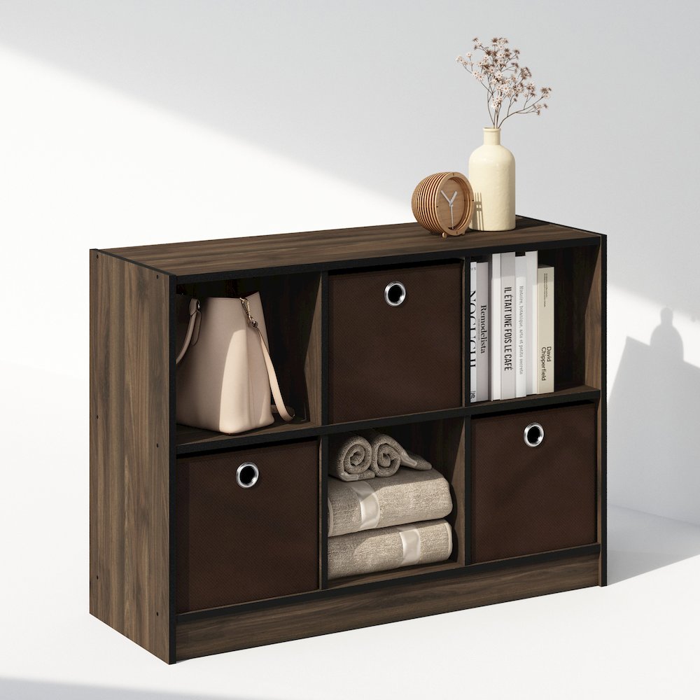 Cubic Multipurpose Clothing & Closet Storage Organizer Shelf with Bin Drawers. Picture 4