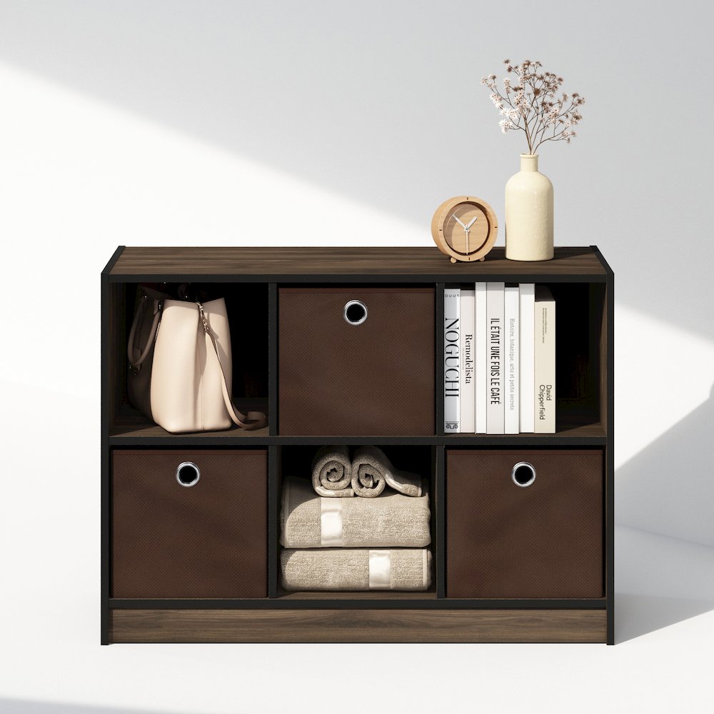 Cubic Multipurpose Clothing & Closet Storage Organizer Shelf with Bin Drawers. Picture 5