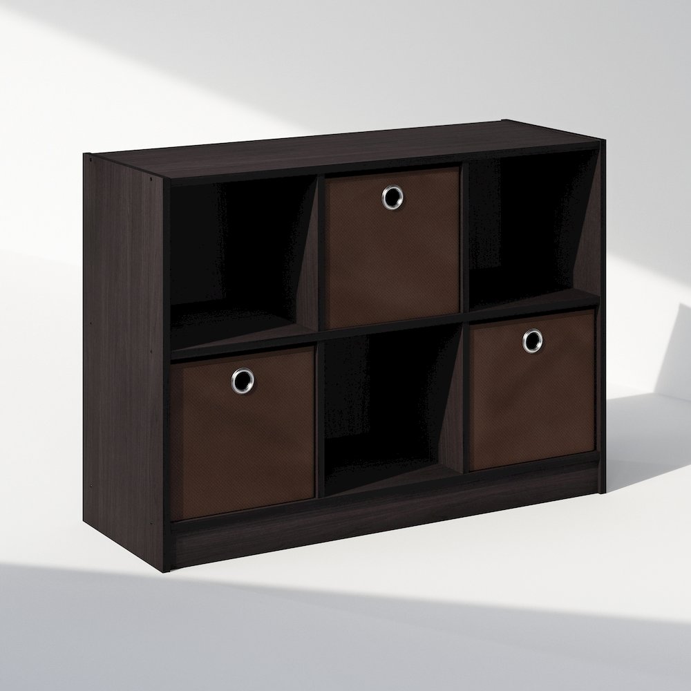 Cubic Multipurpose Clothing & Closet Storage Organizer Shelf with Bin Drawers. Picture 1
