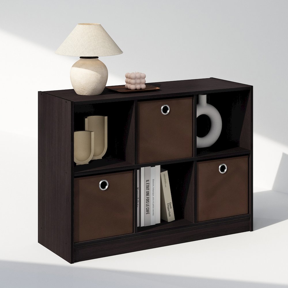 Cubic Multipurpose Clothing & Closet Storage Organizer Shelf with Bin Drawers. Picture 4