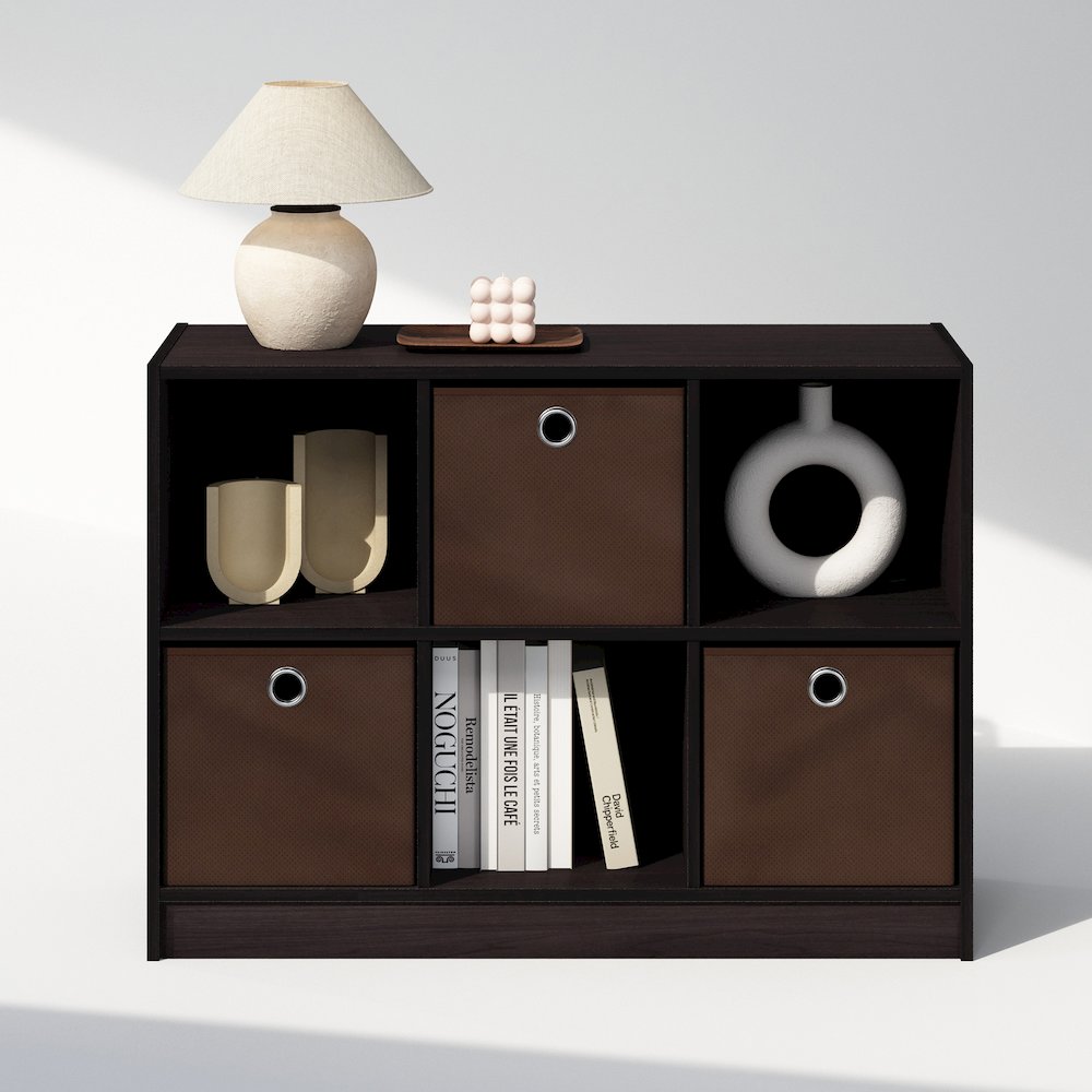 Cubic Multipurpose Clothing & Closet Storage Organizer Shelf with Bin Drawers. Picture 5