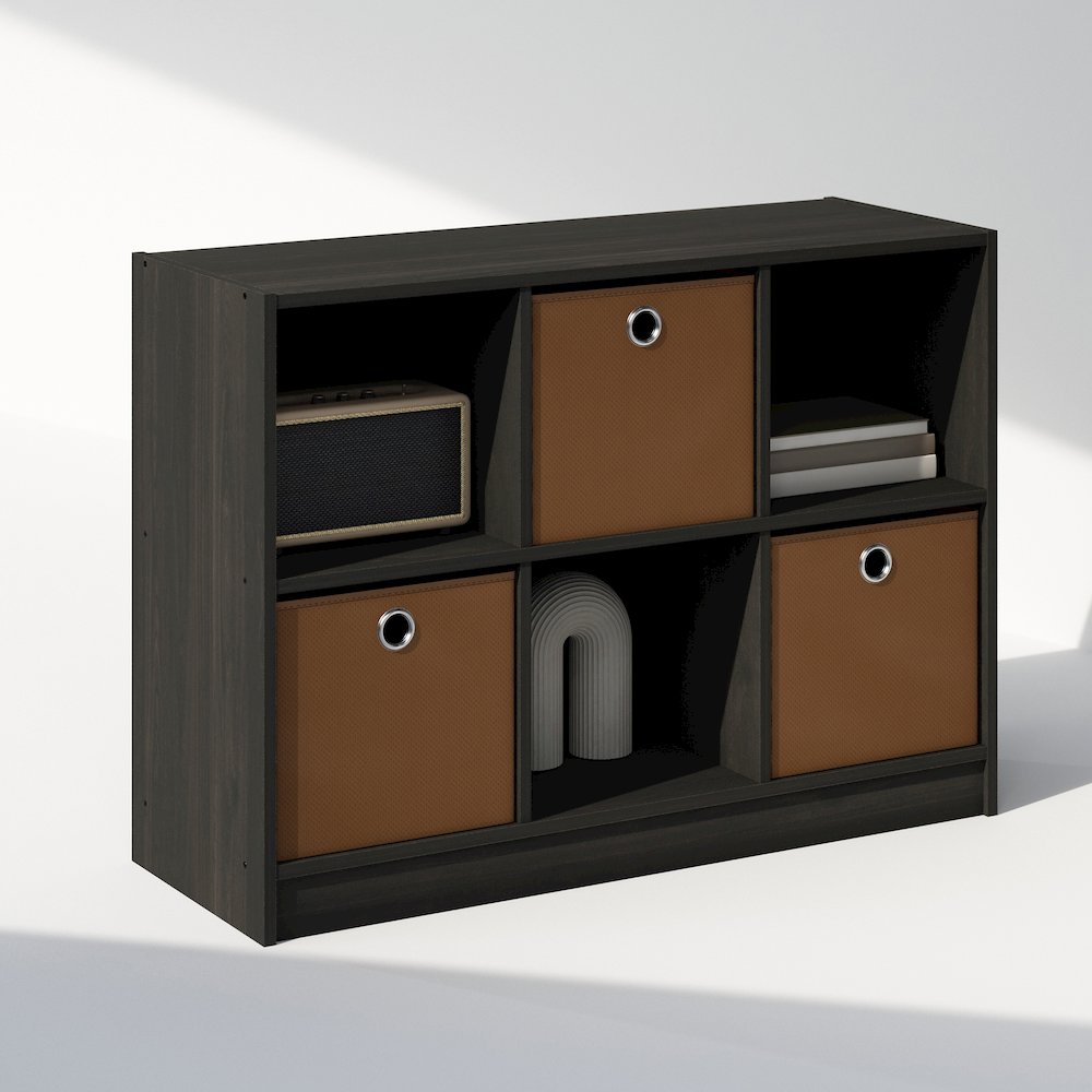 Cubic Multipurpose Clothing & Closet Storage Organizer Shelf with Bin Drawers. Picture 4