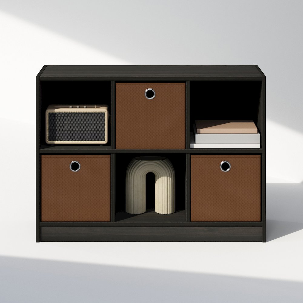 Cubic Multipurpose Clothing & Closet Storage Organizer Shelf with Bin Drawers. Picture 5