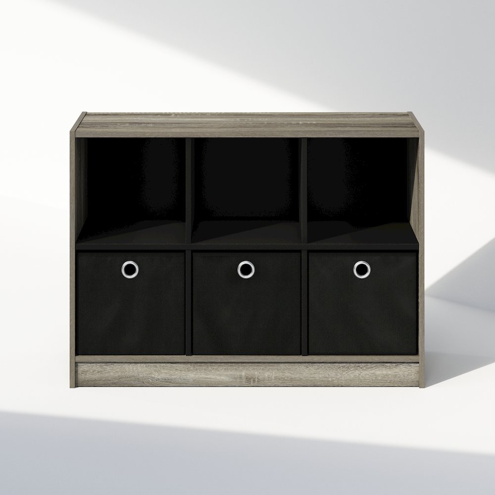 Cubic Multipurpose Clothing & Closet Storage Organizer Shelf with Bin Drawers. Picture 3
