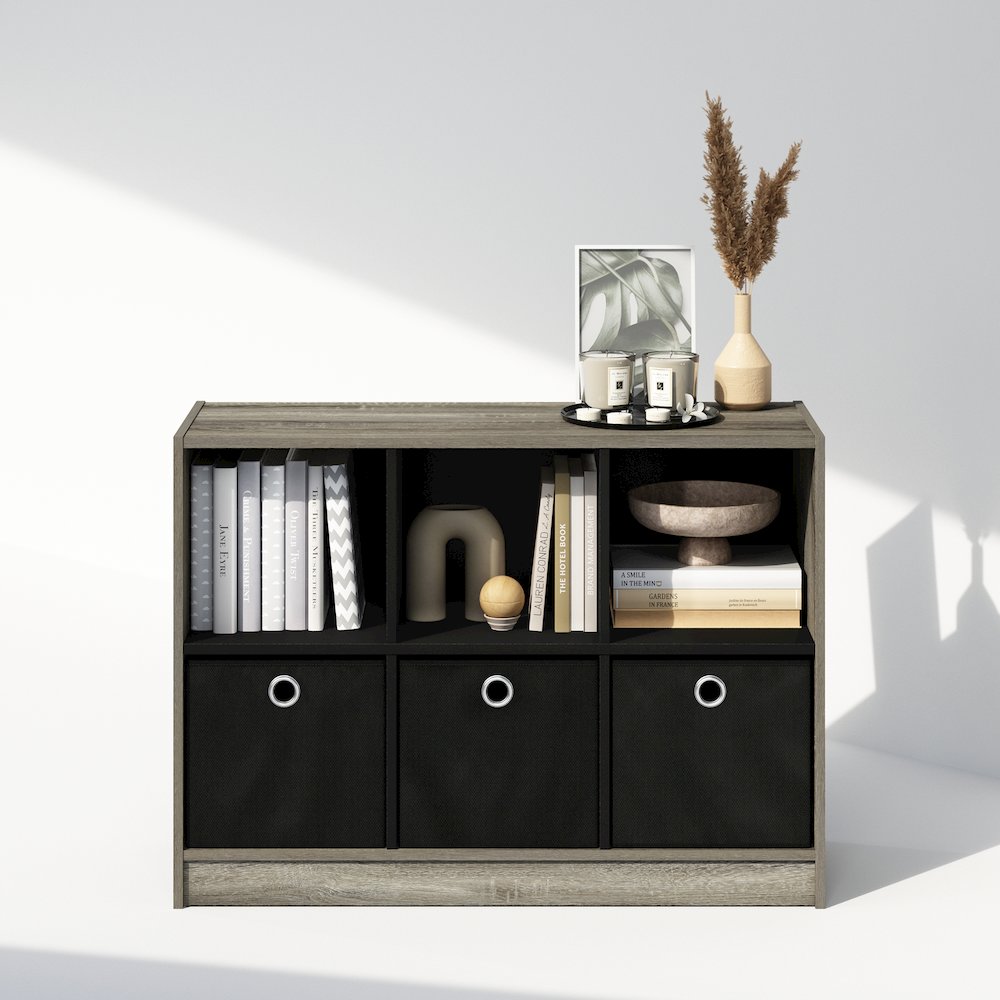 Cubic Multipurpose Clothing & Closet Storage Organizer Shelf with Bin Drawers. Picture 5