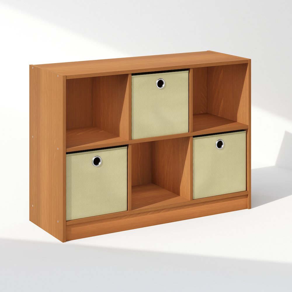 Cubic Multipurpose Clothing & Closet Storage Organizer Shelf with Bin Drawers. Picture 1