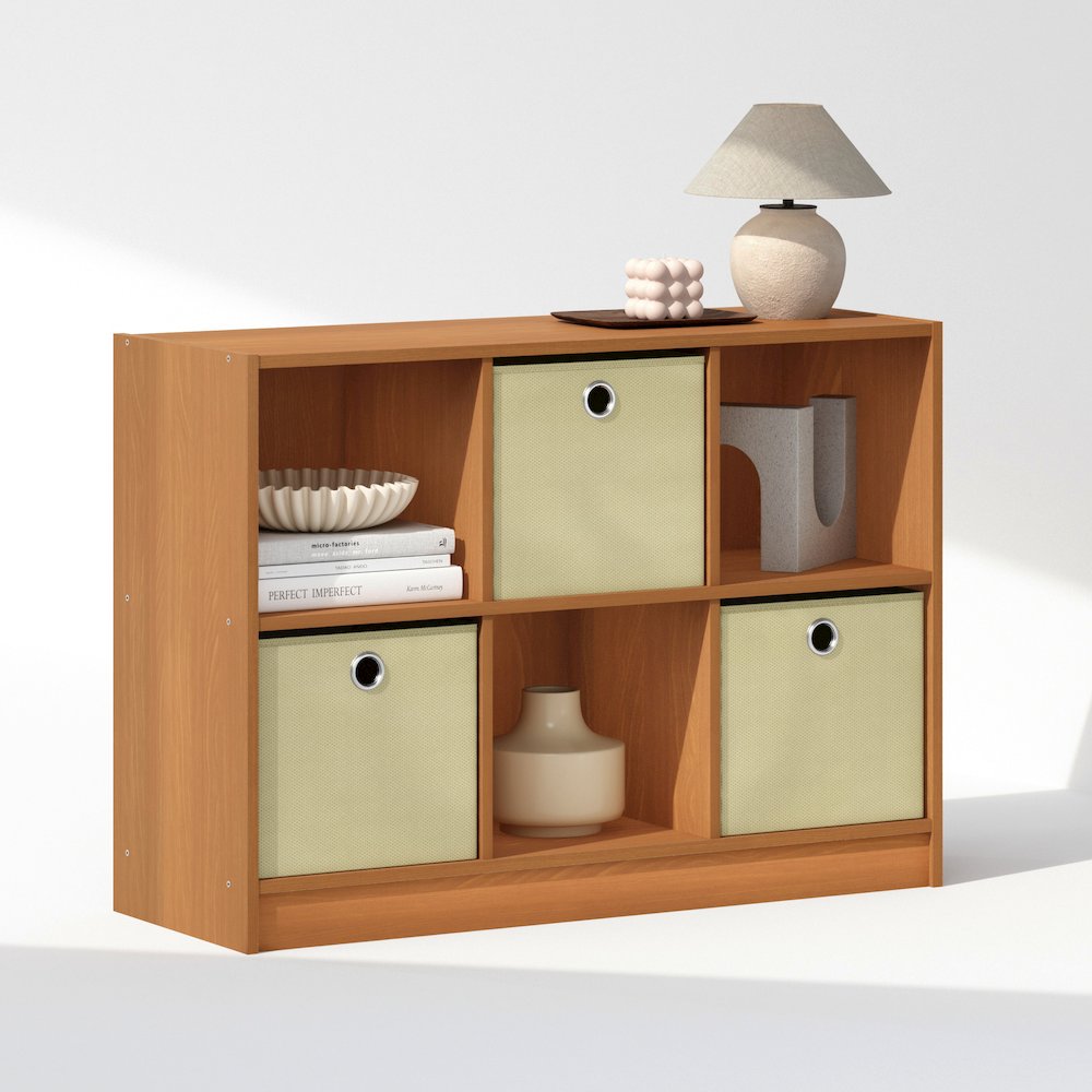 Cubic Multipurpose Clothing & Closet Storage Organizer Shelf with Bin Drawers. Picture 4