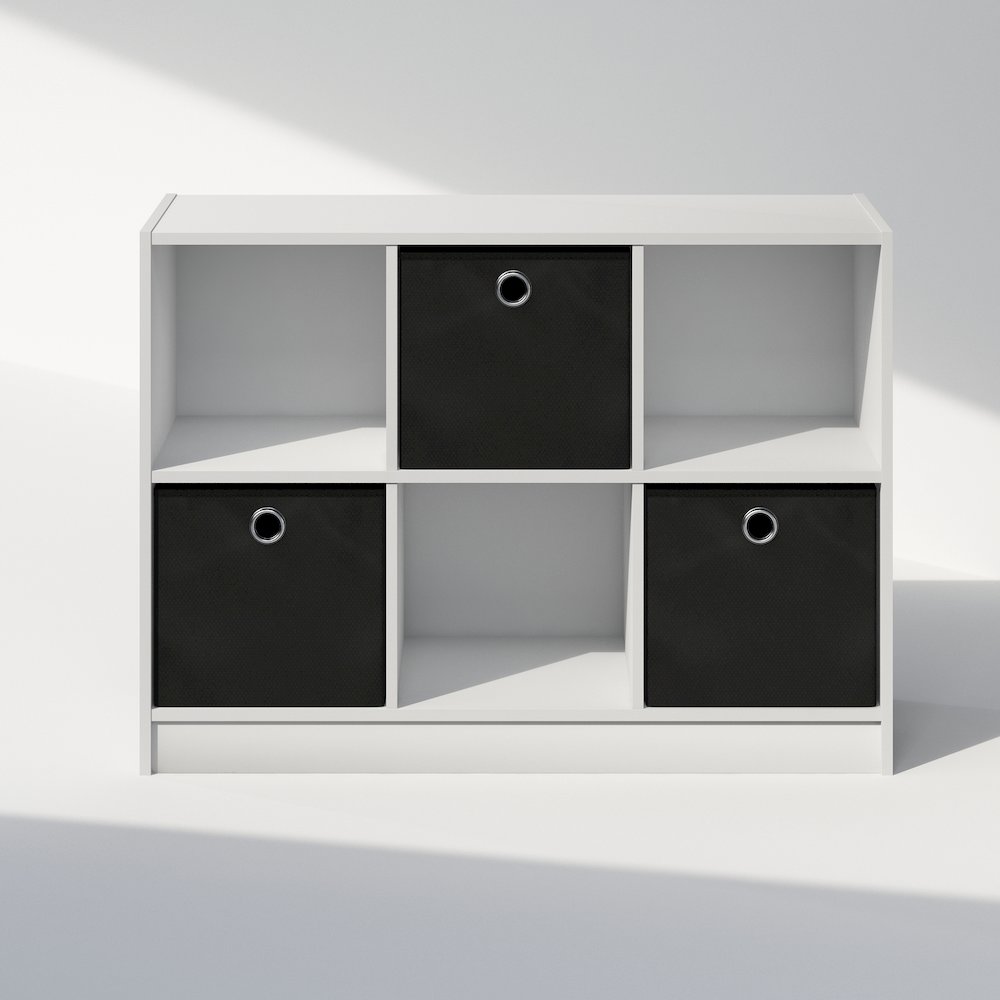 Cubic Multipurpose Clothing & Closet Storage Organizer Shelf with Bin Drawers. Picture 3