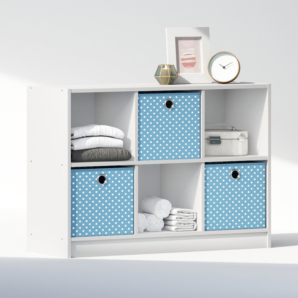 Cubic Multipurpose Clothing & Closet Storage Organizer Shelf with Bin Drawers. Picture 4