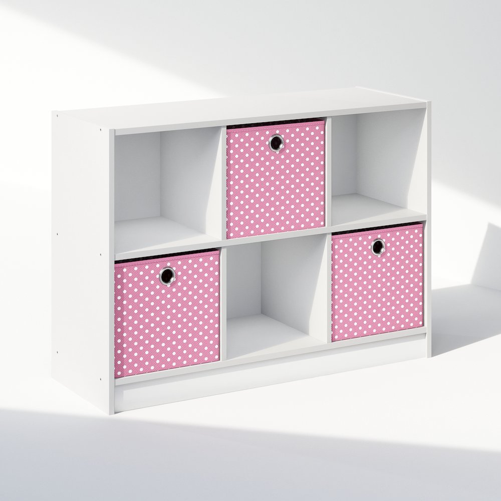 Cubic Multipurpose Clothing & Closet Storage Organizer Shelf with Bin Drawers. Picture 1