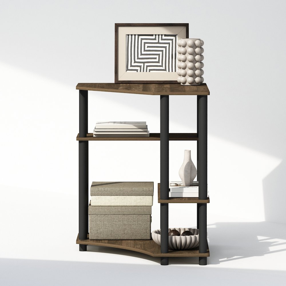 Turn-N-Tube Multipurpose Corner Shelf, Display Rack, Bookshelf. Picture 4