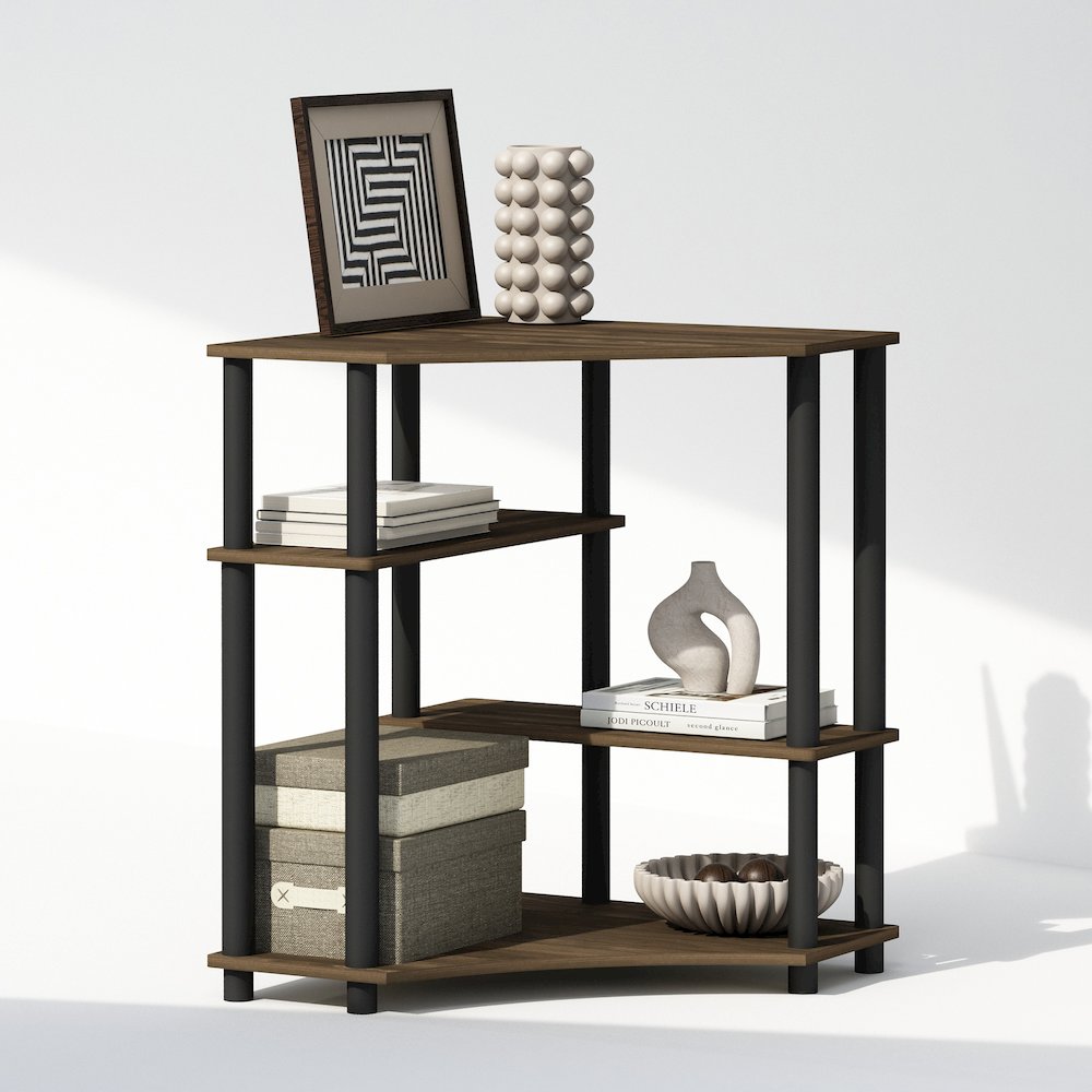 Turn-N-Tube Multipurpose Corner Shelf, Display Rack, Bookshelf. Picture 5