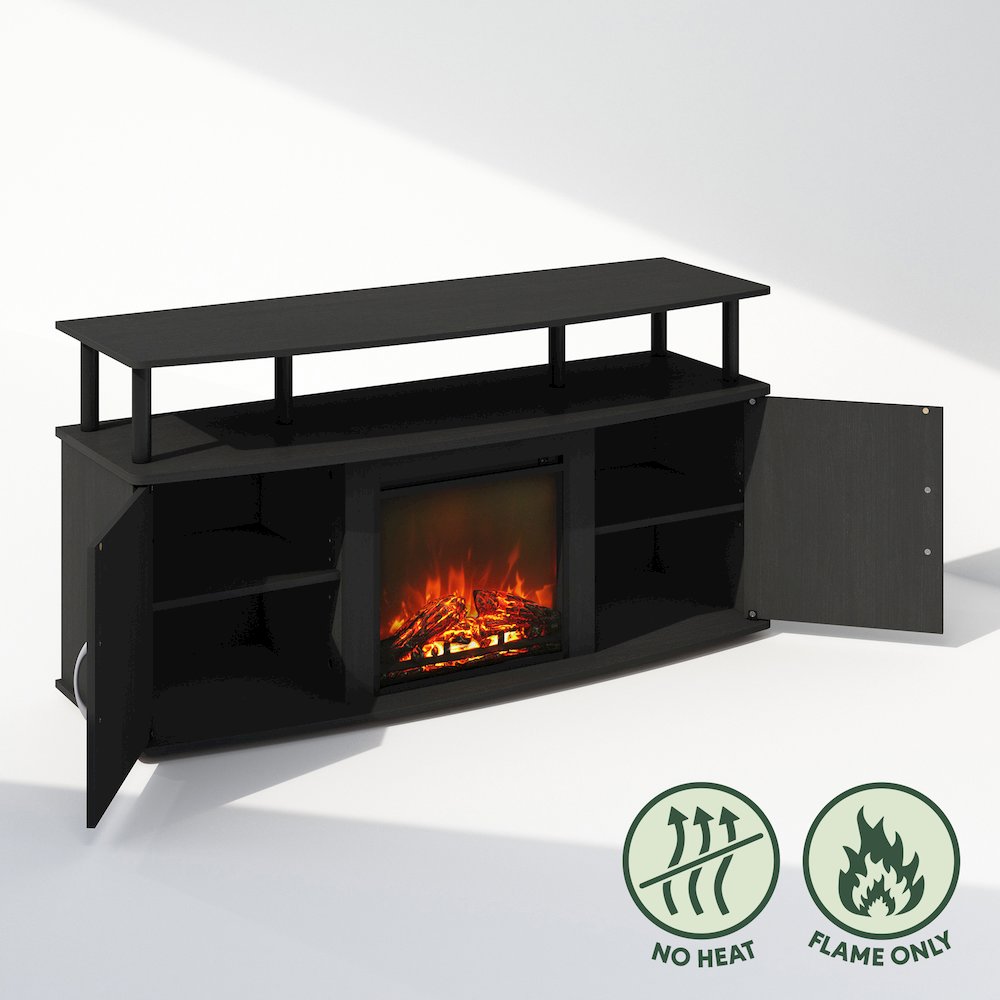 Electric Fireplace TV Stand, Entertainment Center for TV up to 55 Inch. Picture 2