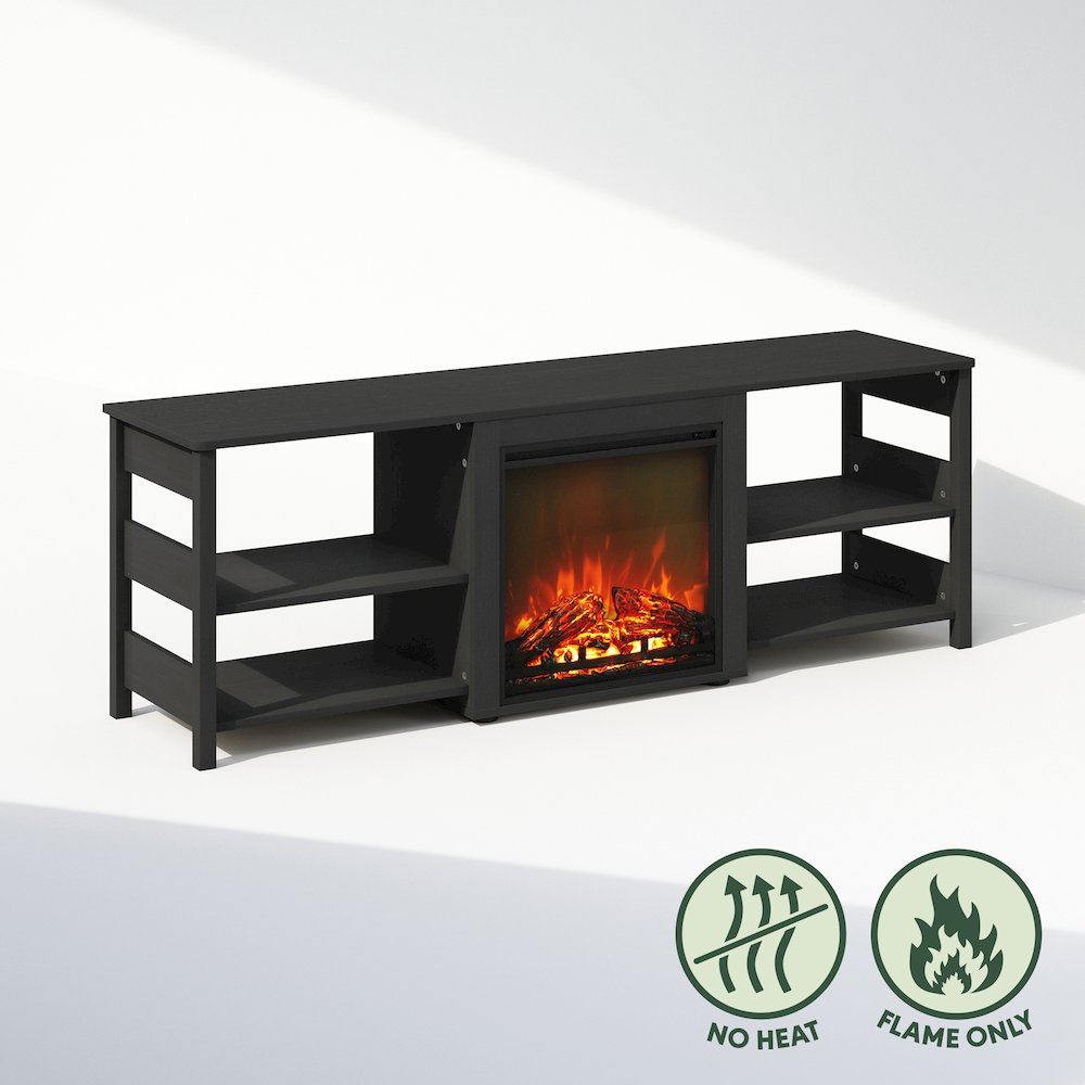 Electric Fireplace TV Stand, Entertainment Center for TV up to 70 Inch. Picture 2